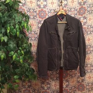 Vintage biker style Tommy Hilfiger jacket